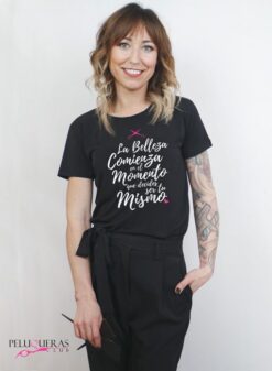 CAMISETA LA BELLEZA COMIENZA EN TI MISMO