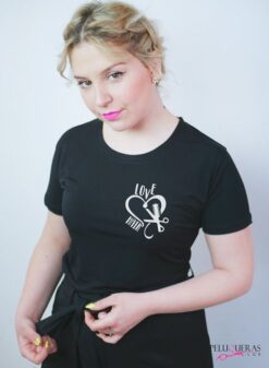 CAMISETA LOVE HAIR CORAZÓN