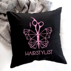FUNDA DE COJÍN PELUQUERÍA MARIPOSA