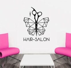 VINILO PELUQUERÍA HAIR SALON MARIPOSA