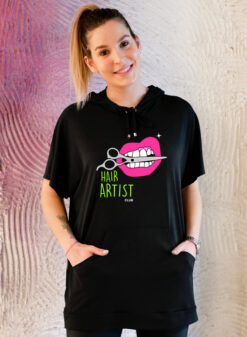 CAMISETA PELUQUERIA CAPUCHA LABIOS