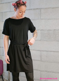 VESTIDO ANTIDECO CON LAZO